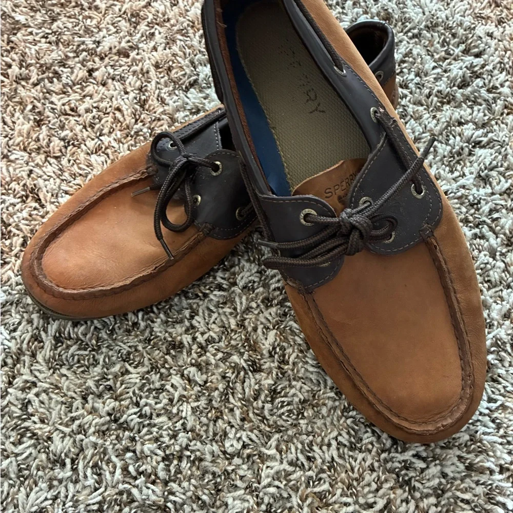 Sperry Authentic Original 2-Tone Leather Boat Shoes – Men’s Size 12, EUC
